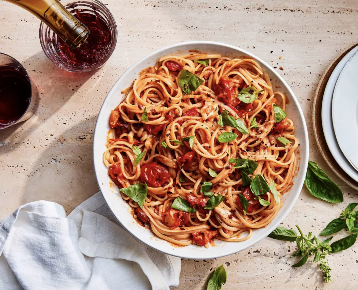 This spaghetti dish is tasty and quick to make. (Colin Price)