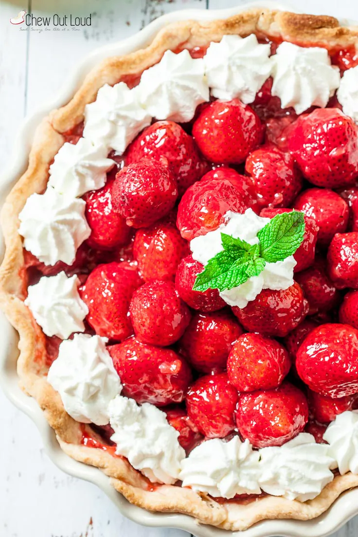 This Fresh Strawberry Pie filling has only 3 ingredients. (Courtesy of Amy Dong)