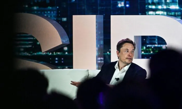 Twitter CEO Elon Musk speaks at the "Twitter 2.0: From Conversations to Partnerships" marketing conference in Miami Beach, Fla., on April 18, 2023. (Chandan Khanna/AFP via Getty Images)