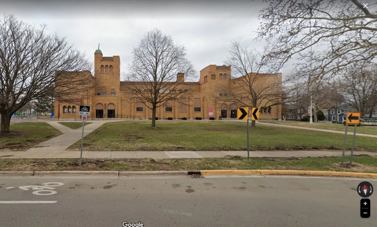 Stocking Elementary School, Grand Rapids, Mich., on Dec. 2022. (Google Maps/Screenshot via The Epoch Times)