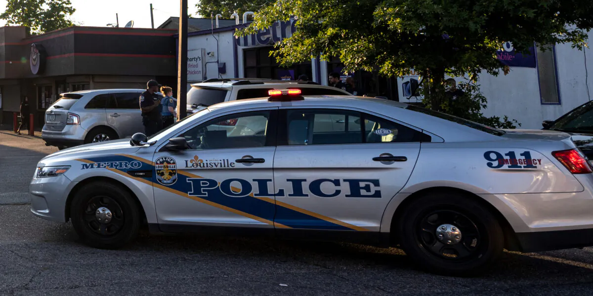 A Louisville Metro Police cruiser in Louisville, Ky., in a file photo. (Jon Cherry/Getty Images)
