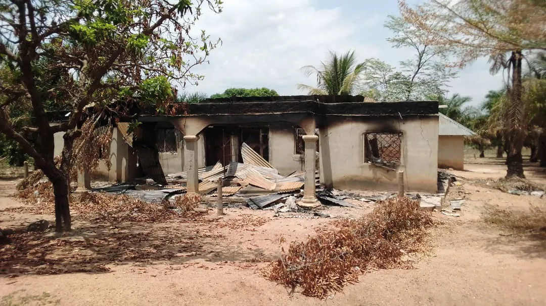 The site of a recent terrorist massacre in Nasarawa state in Nigeria. (Masara Kim/The Epoch Times)