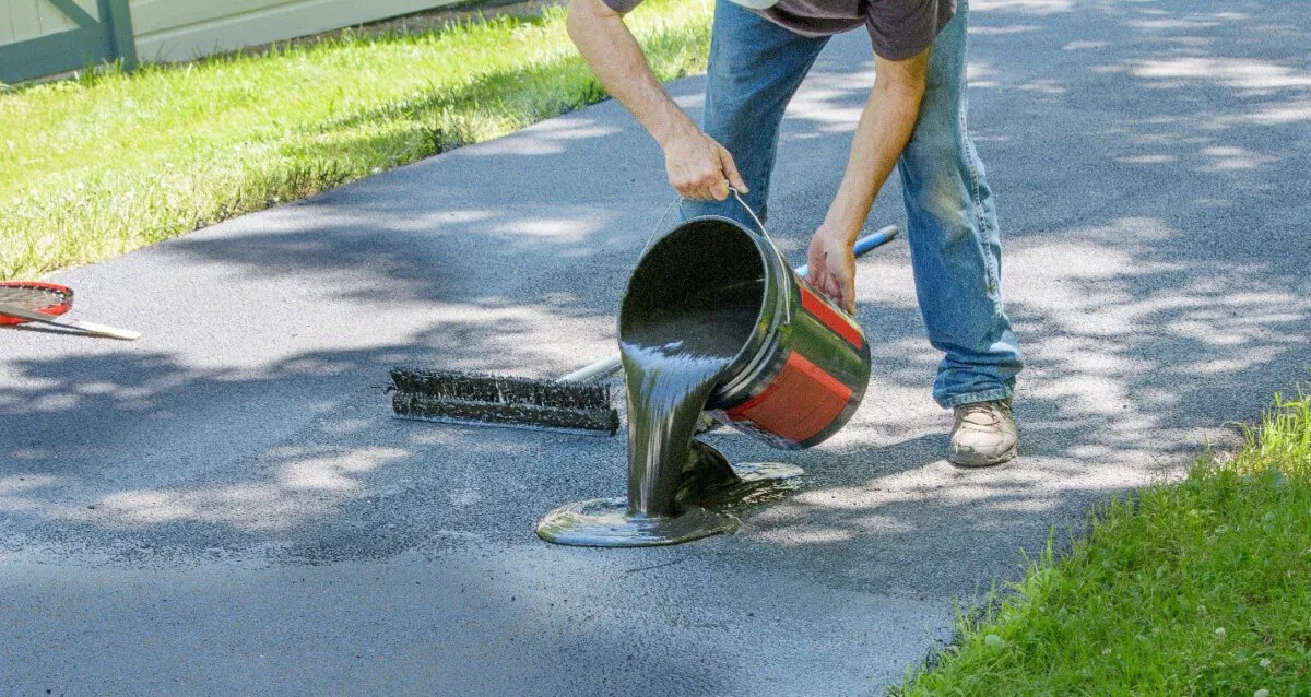 Sealing the driveway can transform it and the overall appearance of the property. (Lyons & Hohl Paving)