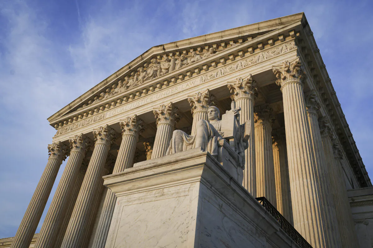 The U.S. Supreme Court in Washington on May 12, 2023. (Madalina Vasiliu/The Epoch Times)