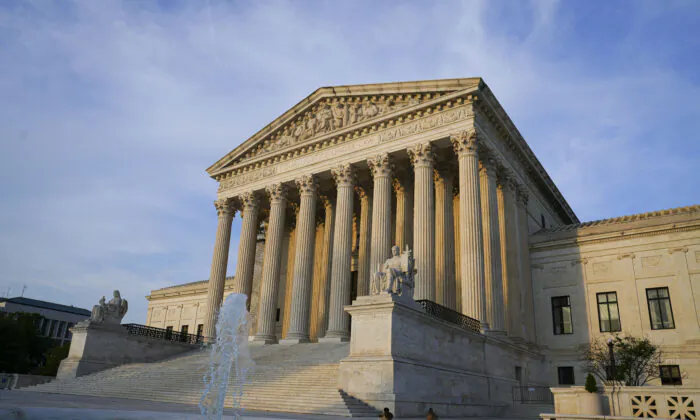 The U.S. Supreme Court in Washington, on May 12, 2023. (Madalina Vasiliu/The Epoch Times)