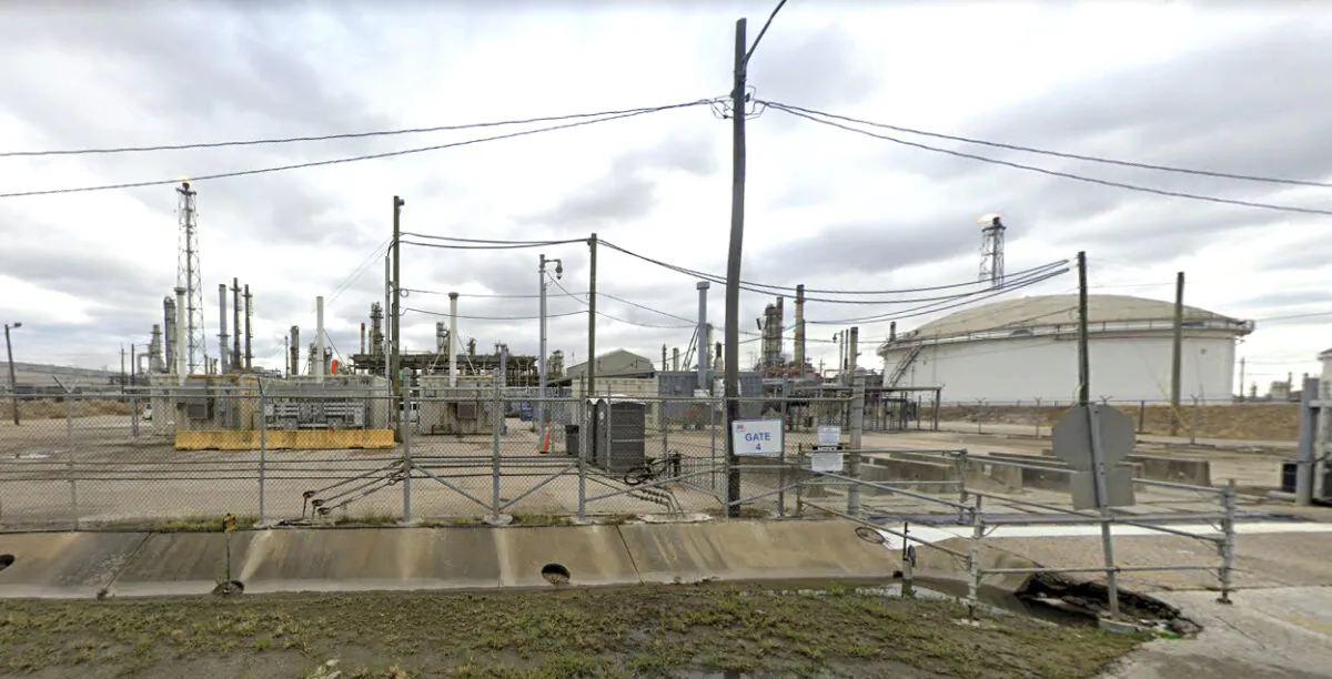 The Marathon Galveston Bay Plant in Texas City, Texas, in November 2022. (Google Maps/Screenshot via NTD)