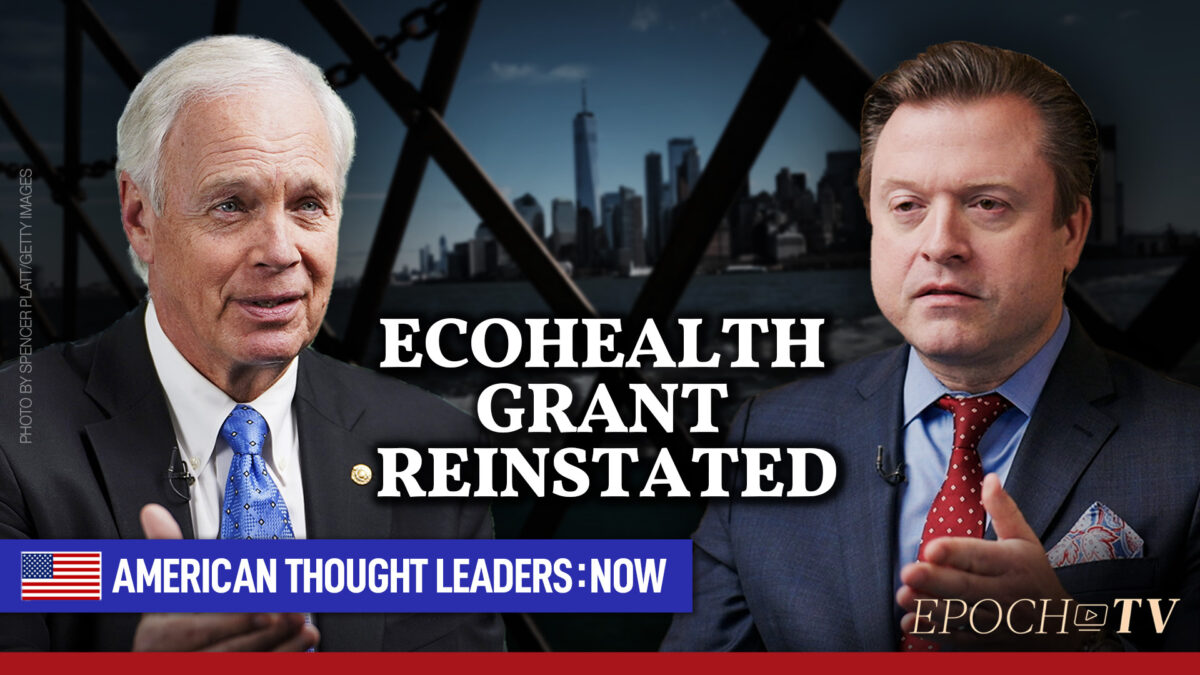 NextImg:[ATL:NOW] Sen. Ron Johnson: EcoHealth Grant Reinstated; COVID Corruption ‘On a Grand Scale’