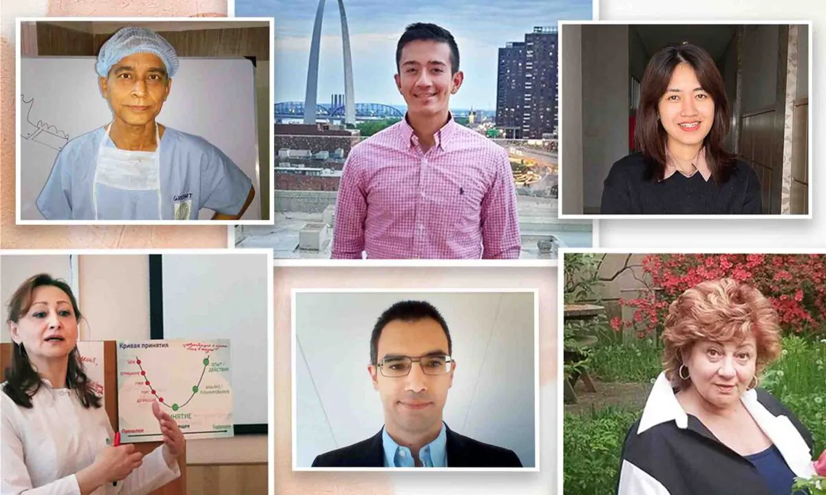 100 million people across the world, from almost every professional and educational field, believe that if these moral principles are applied in practical life they can make our world a better place. (A collage designed by The Epoch Times); (Background: Number1411/Shutterstock)