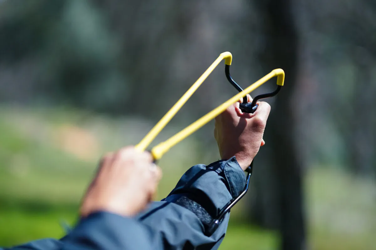 Stock photo of a slingshot. (N8Allen/Shutterstock)