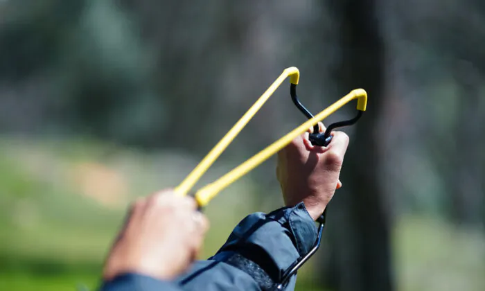 Stock photo of a slingshot. (N8Allen/Shutterstock)