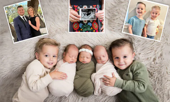 Surprised Parents of Twins Give Birth to Triplets, Love Their Huge Happy Family