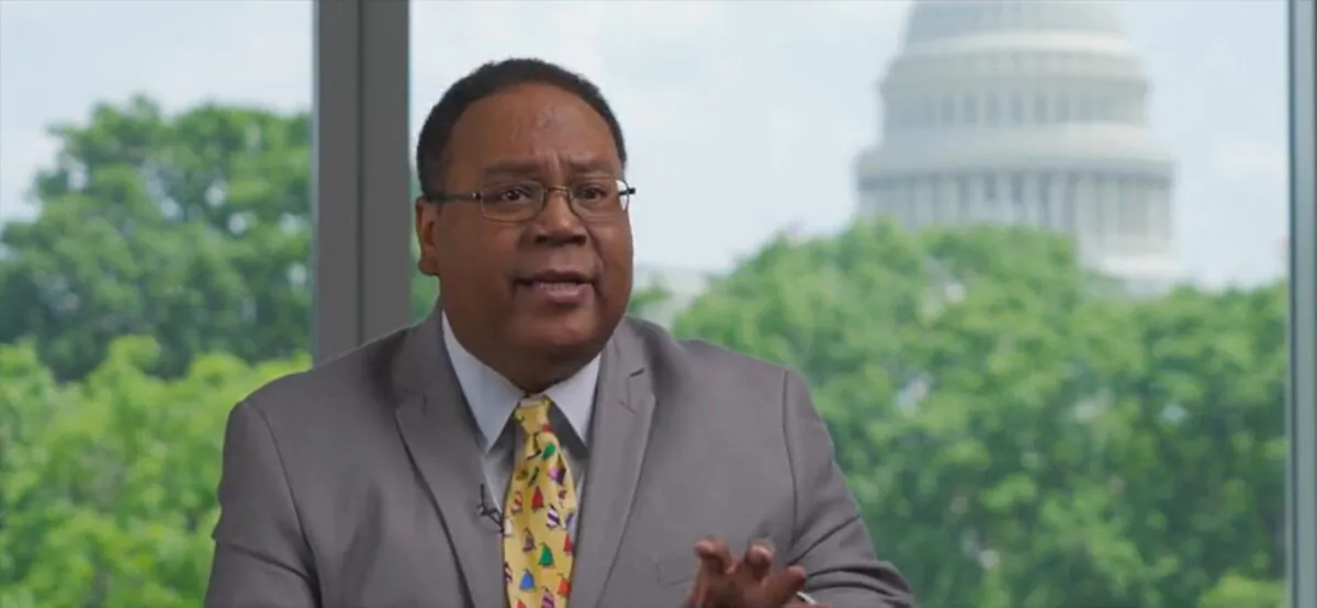 Horace Cooper, senior fellow with the National Center for Public Policy Research, and a former constitutional law professor, in a still released by NTD on May 15, 2023. (NTD)