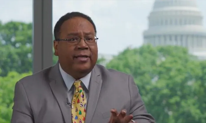 Horace Cooper, senior fellow with the National Center for Public Policy Research, and a former constitutional law professor, in a still released by NTD on May 15, 2023. (NTD)