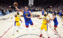 Nikola Jokic Leads Nuggets Past Lakers 132–126 in West Opener