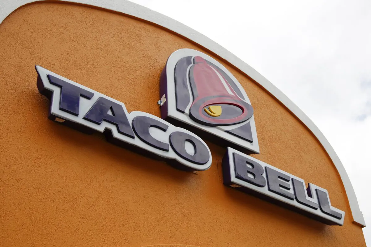 A sign hangs at a Taco Bell in Mount Lebanon, Pa., on May 23, 2014. (Gene J. Puskar/AP Photo)