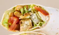 This Chickpea Caesar Salad Wrap Is the MVP of Wraps