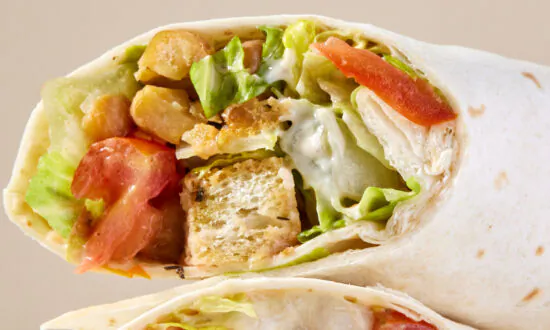 This Chickpea Caesar Salad Wrap Is the MVP of Wraps