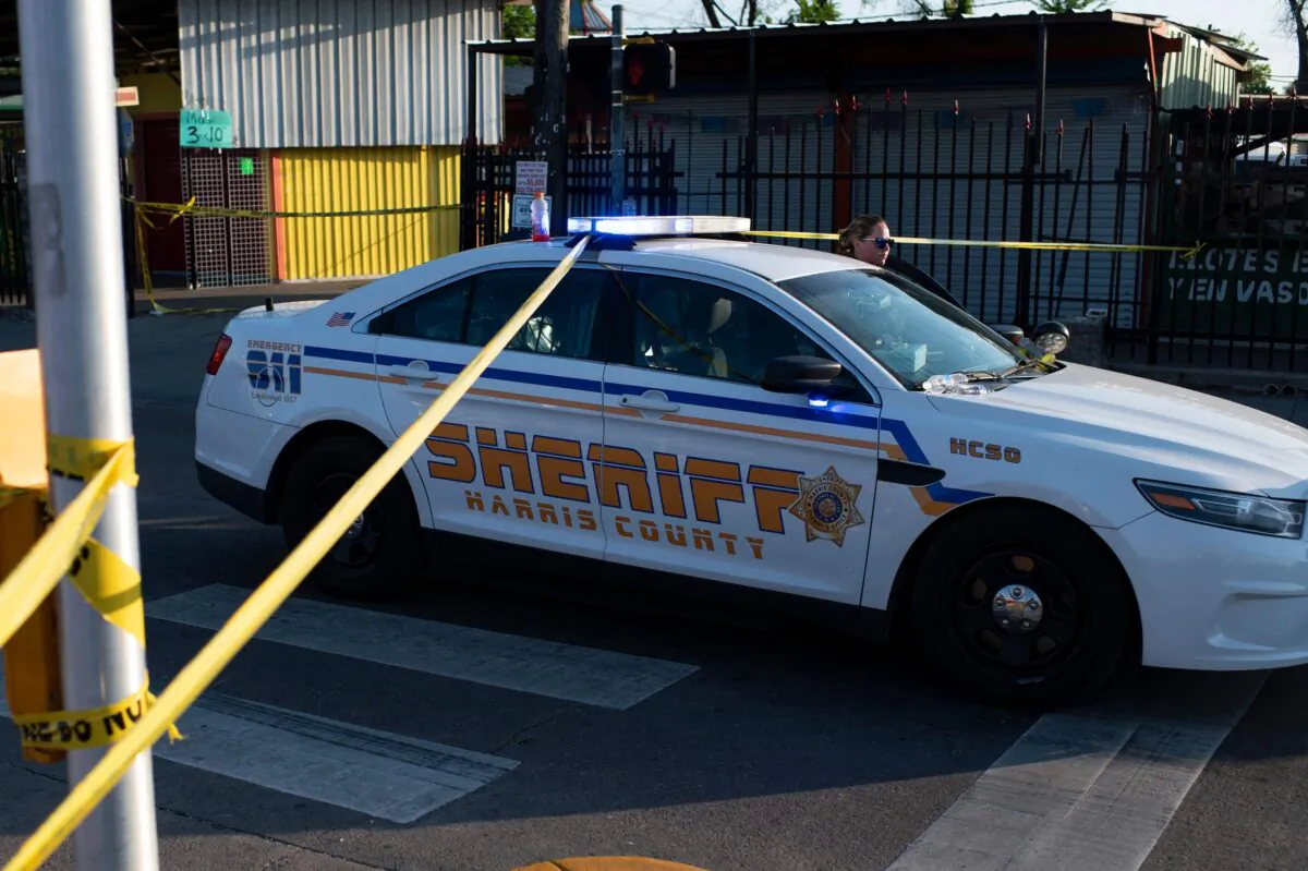 File photo of a Harris County Sheriff's vehicle. (Mark Felix/AFP via Getty Images)