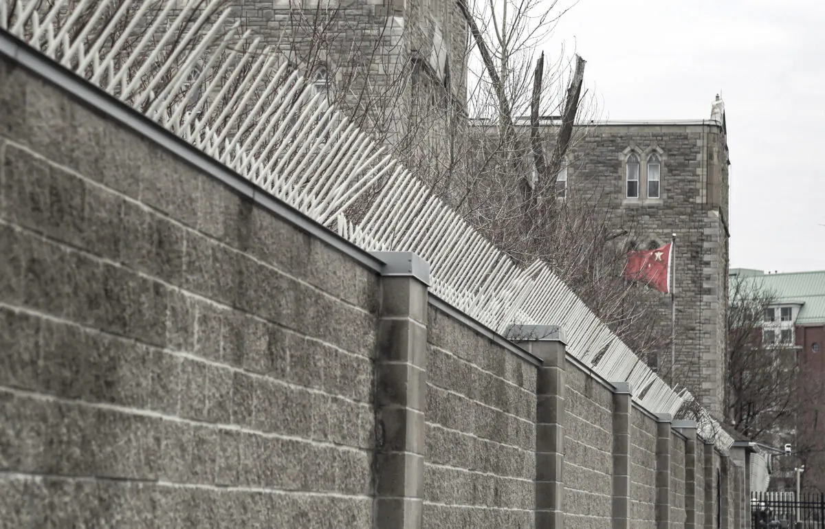 The Chinese embassy in Ottawa in a file photo. (The Epoch Times)