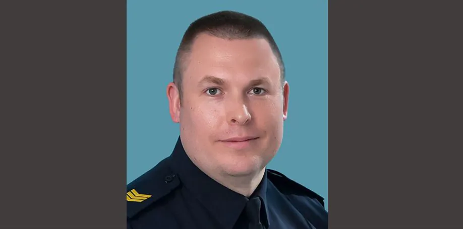 Sgt. Eric Mueller was killed responding to a report of a gunshot in Bourget, Ont., on May 11, 2023. (Ontario Provincial Police)