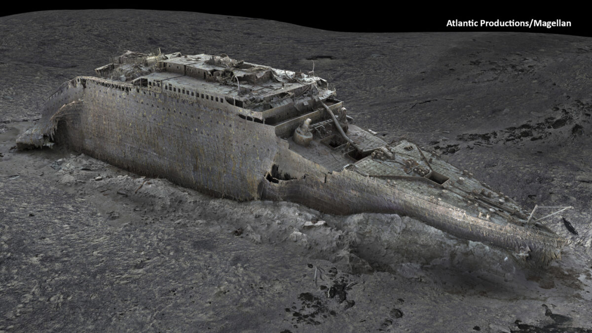NextImg:First Full-Size 3D Scan of Titanic Shows Shipwreck in New Light