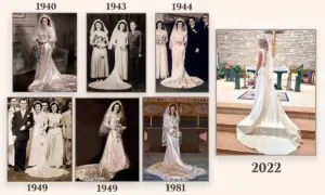 ‘What a Legacy’: 7 Women From the Same Family Wear a Wedding Dress Bought in 1940 for $19