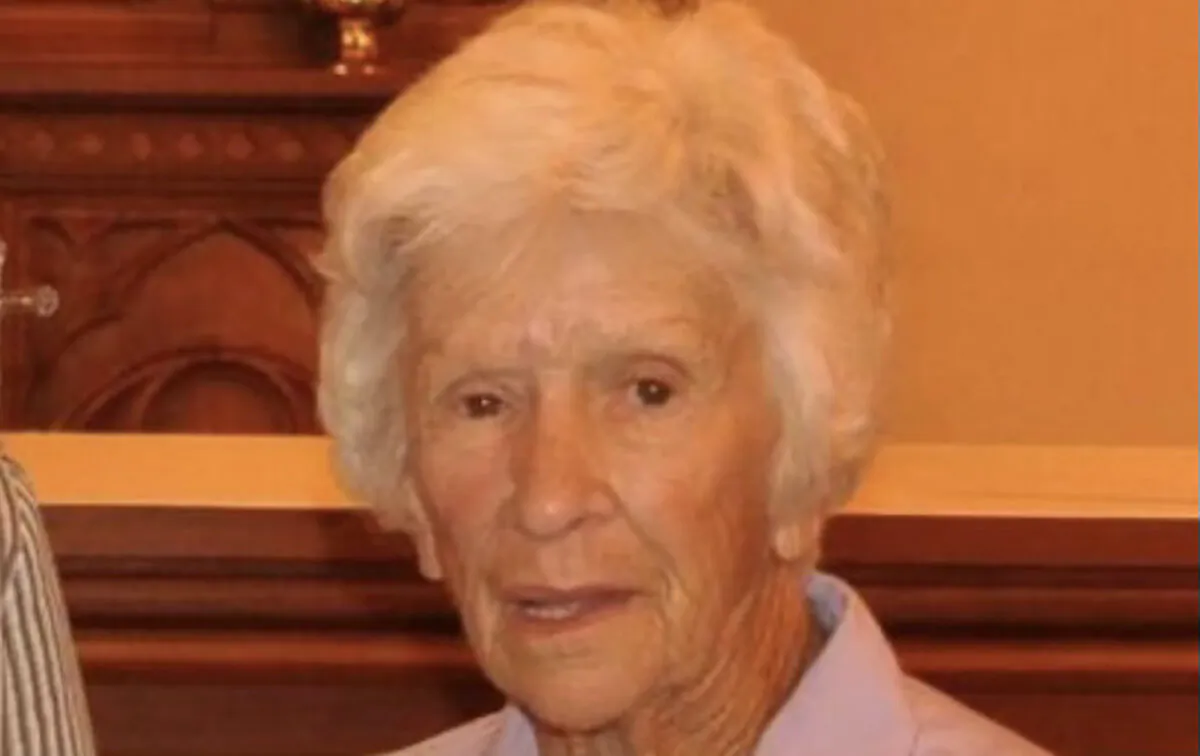 A supplied image obtained on May 19, 2023, of Clare Nowland. A NSW Police officer has been taken off active duty after a 95-year-old woman suffering from dementia and on a walking frame was tasered at a nursing home. (AAP Image/Supplied)
