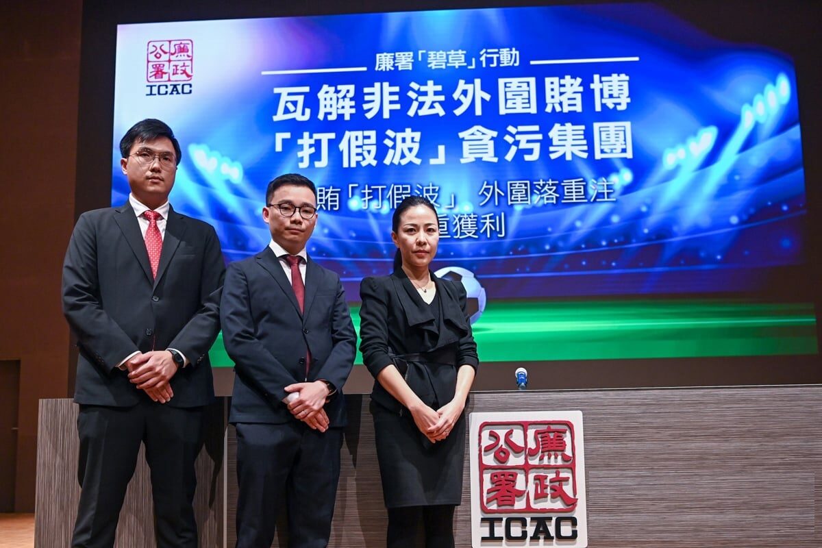 Hong Kong ICAC Arrests 23 People Including Footballers and Coach for Suspected Involvement in Match Fixing