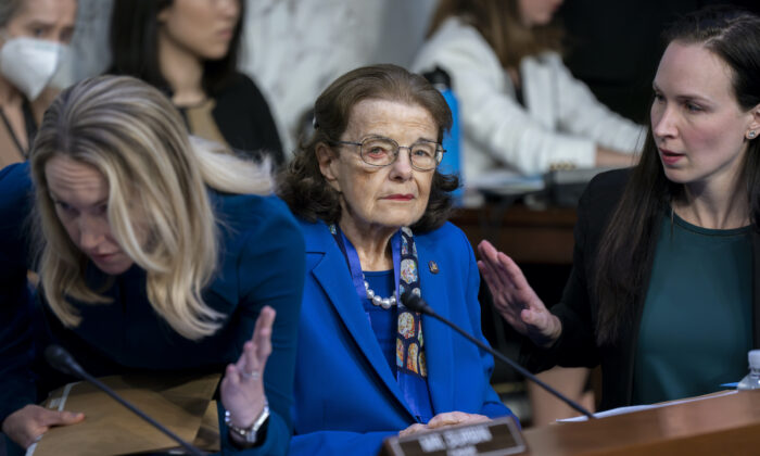 Staffer Cuts Off Feinstein From Strange Remark