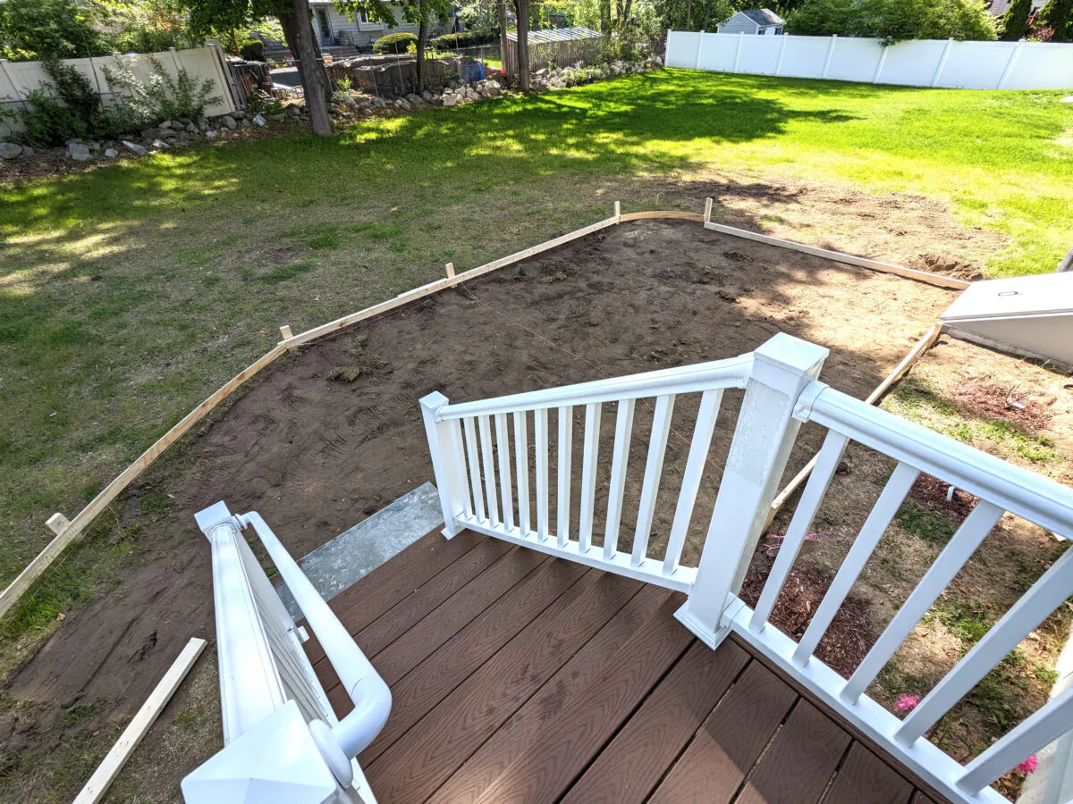 One of my dreams came true recently. I’ve always wanted to help my children do projects at their own homes. This is my son's backyard and his soon-to-be-complete brick patio. (Tim Carter/Tribune Content Agency)