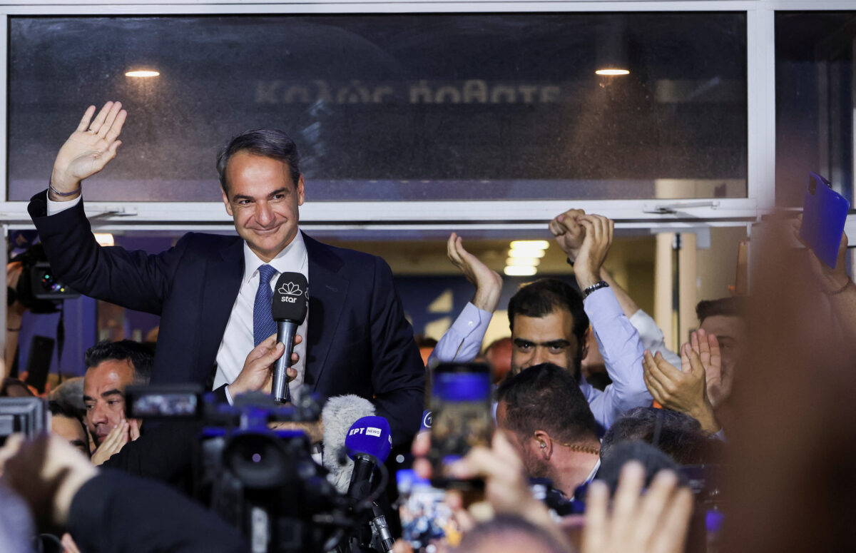NextImg:Greece's Ruling Conservatives Win Vote but Fall Short of Majority