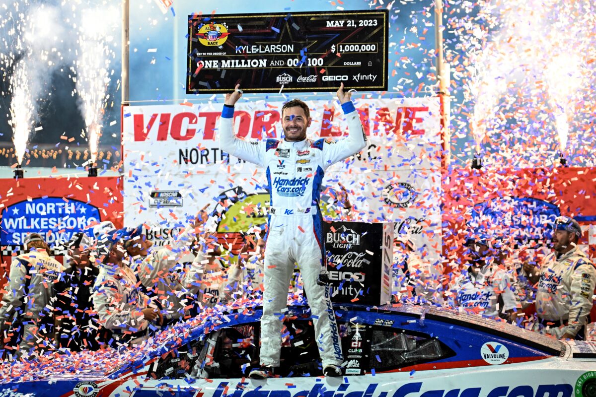 Larson Dominates for Third NASCAR All-Star Race Win, Takes Home $1 Million