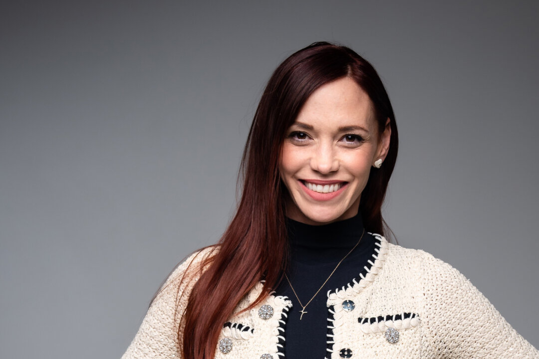 Jessica Sutta, singer, dancer, and actress, in New York on Feb. 27, 2023.(Samira Bouaou/The Epoch Times)