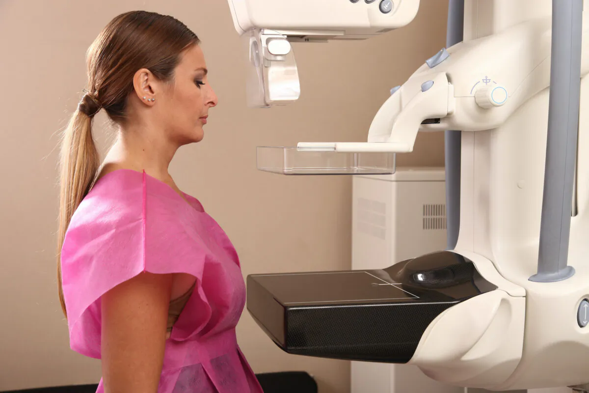 Undated image of a woman undergoing a breast screening. (GagliardiPhotography/Shutterstock)
