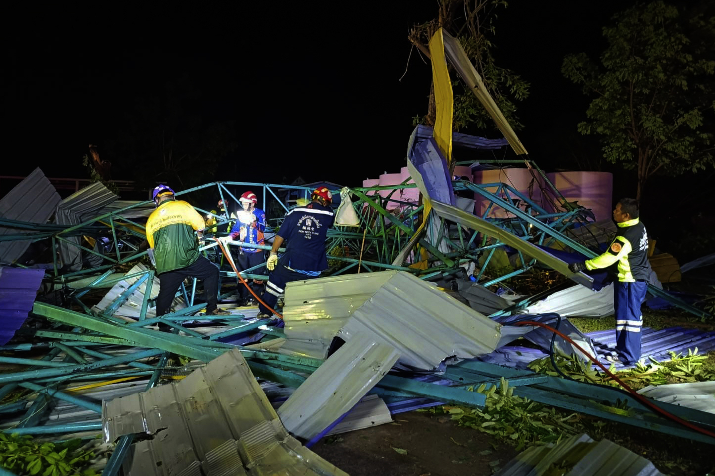 Roof Collapses at School in Thailand, Killing 7 Sheltering From Rain - Vimarsana News