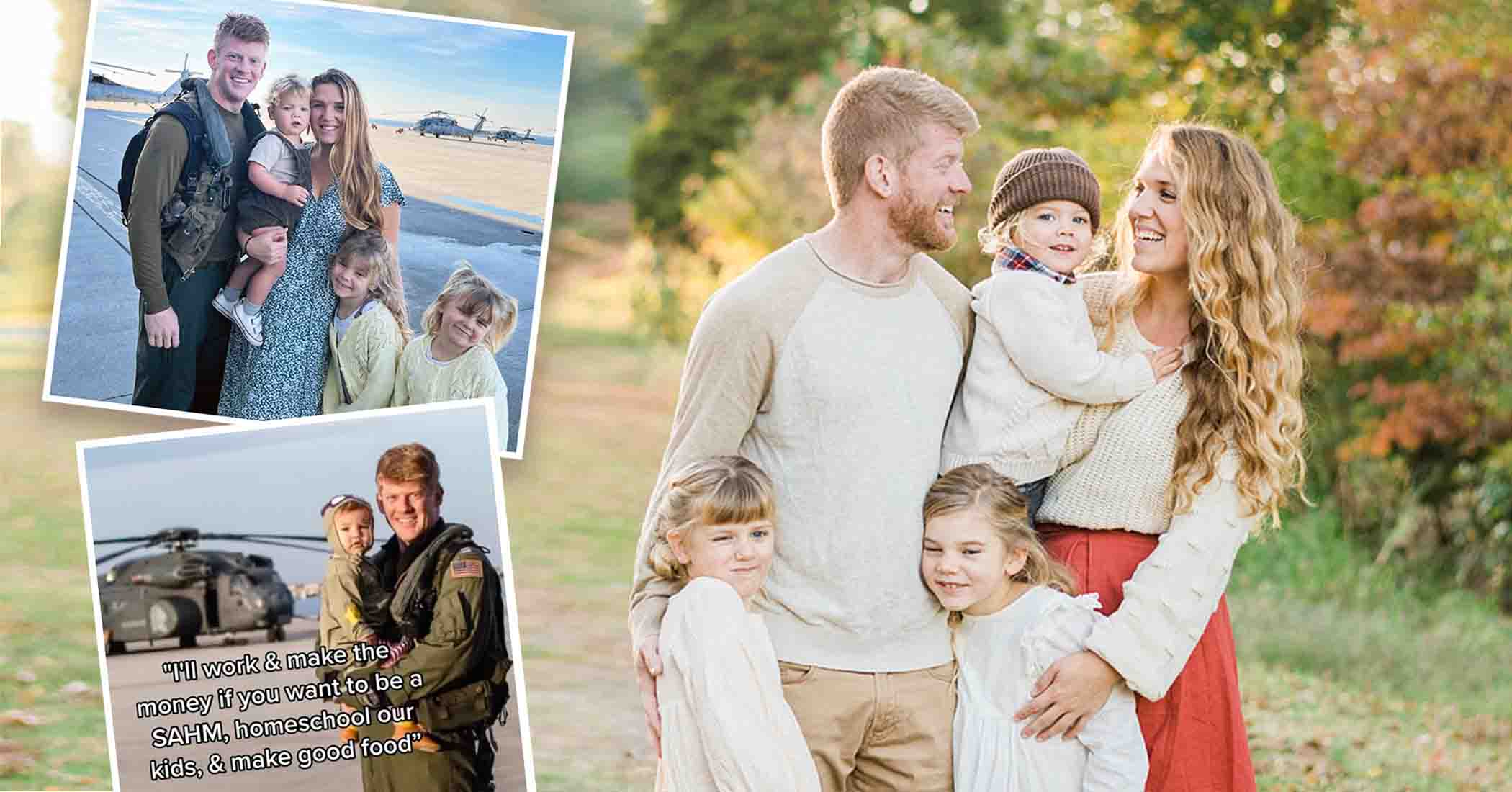 'Our children do not chain us—they give us opportunities,' says a military mom who homeschools her 3 kids