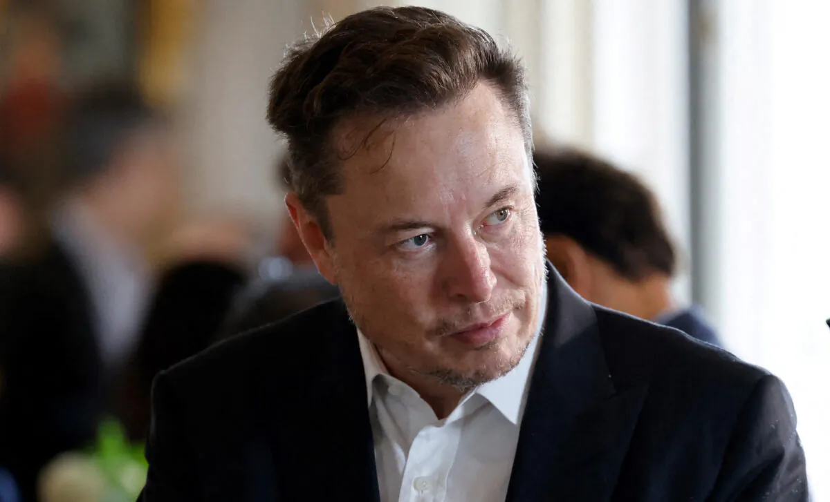 Electric car maker Tesla CEO Elon Musk attends the 6th edition of the "Choose France" Summit at the Chateau de Versailles, outside Paris on May 15, 2023. (Ludovic Marin/Pool/AFP via Getty Images)