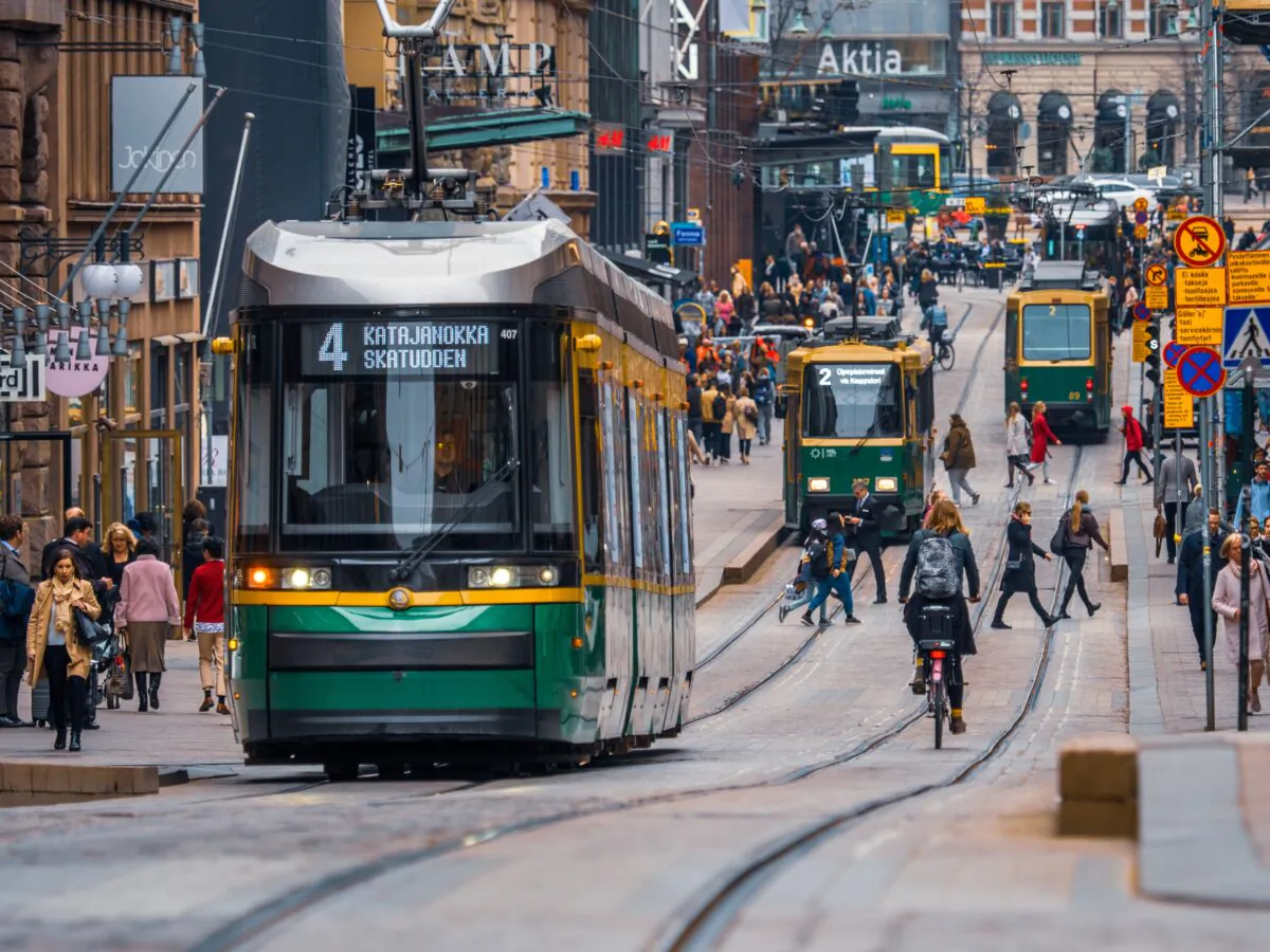 A view of Aleksanterinkatu street in Helsinki, Finland, in a file photo. (Tapio Haaja/Unsplash.com)