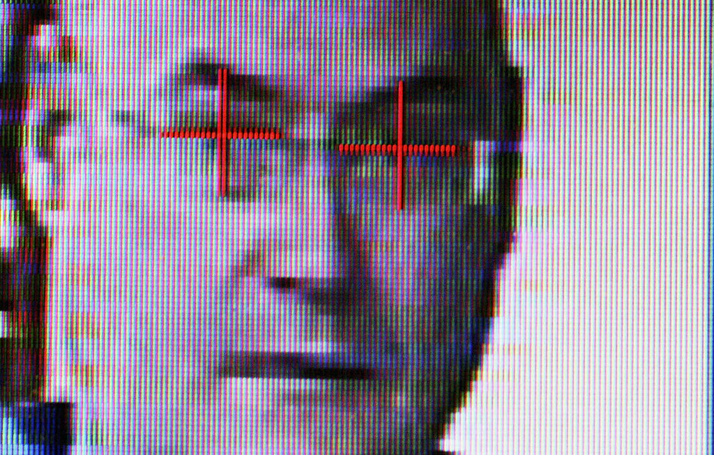 Facial-recognition technology is operated at Argus Soloutions in Sydney, Australia, on Aug. 11, 2005. (Ian Waldie/Getty Images)