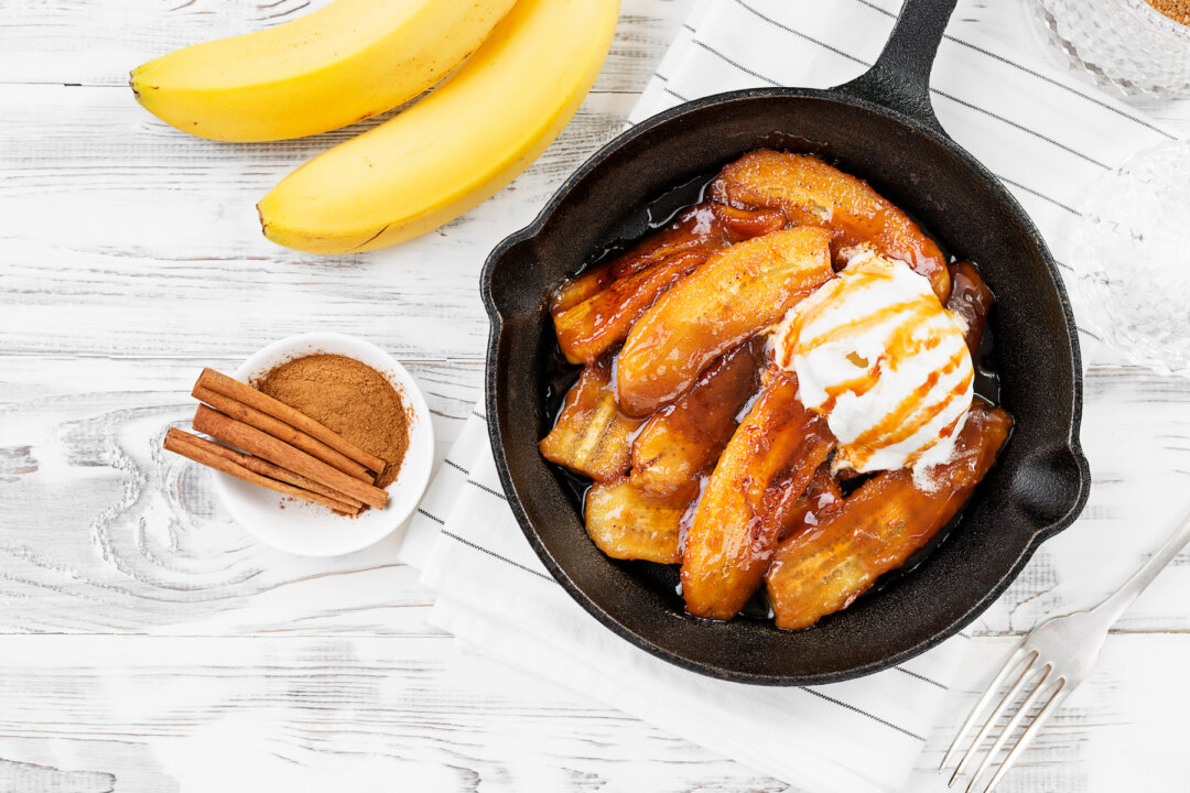 Banana With Ghee & Cinnamon (Recipe)