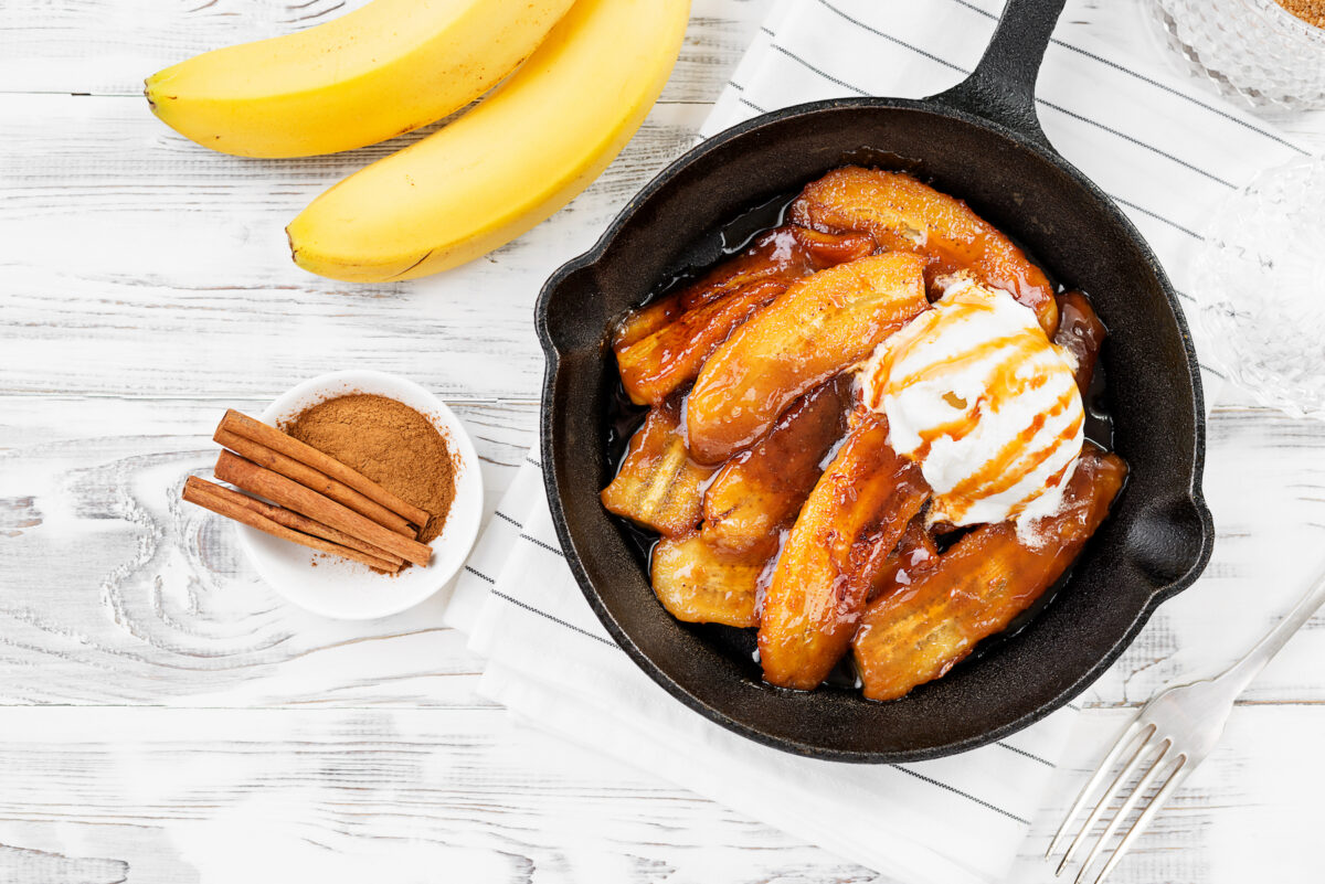 Banana With Ghee & Cinnamon (Recipe)