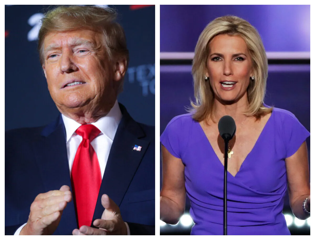 Former President Donald Trump and Laura Ingraham in file photos (Spencer Platt/Getty Images; Alex Wong/Getty Images)