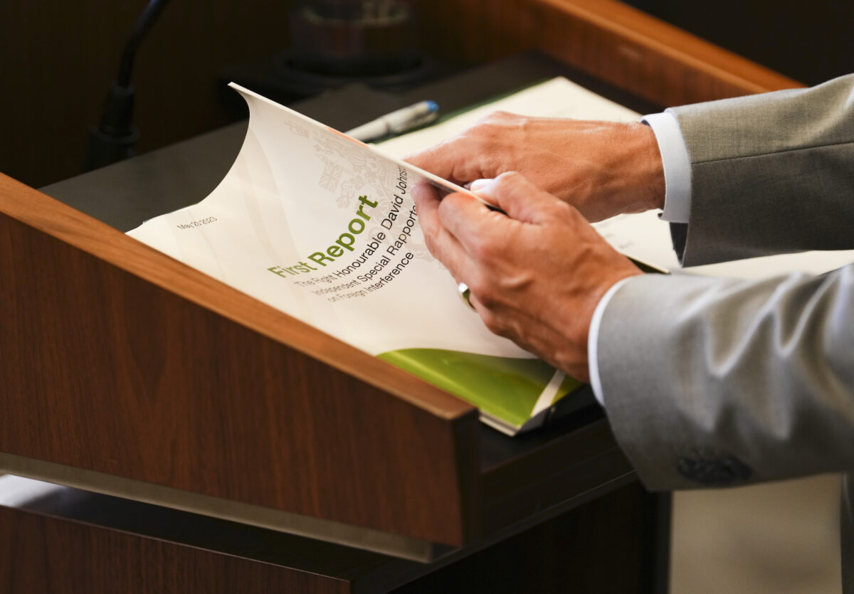 NextImg:Critics, Opposition Leaders Bemoan Johnston's Decision Against Calling Public Inquiry on Election Interference