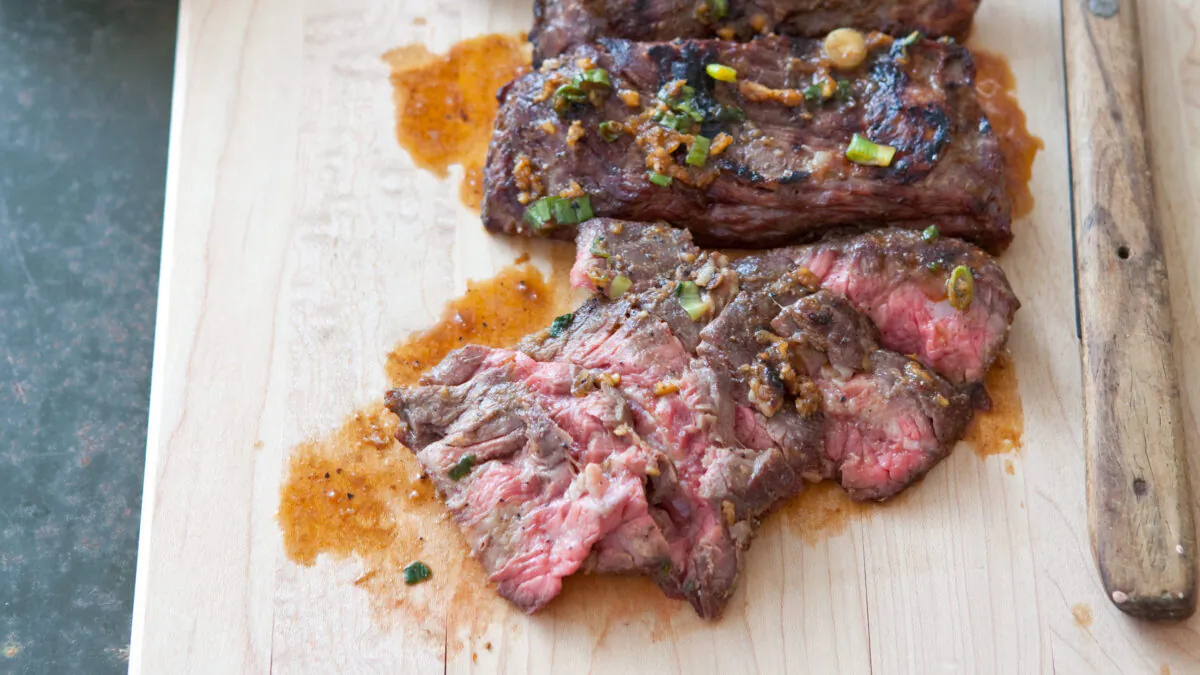 Even if you don't marinate the meat until it comes off the grill, you'll still have a flavorful steak. (Joe Keller/TNS)