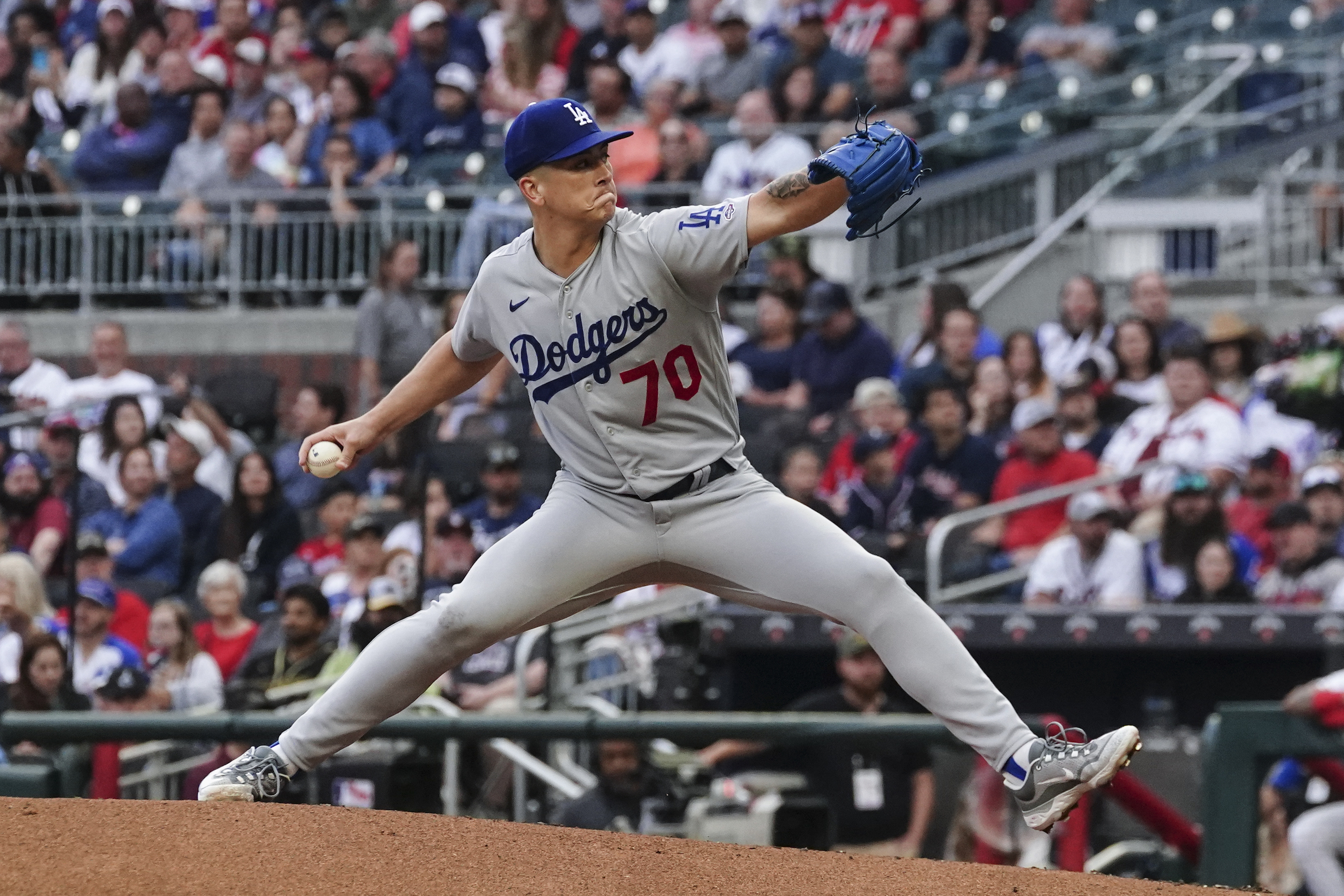 Michael Tonkin of the Atlanta Braves pitches during the ninth inning  News Photo - Getty Images