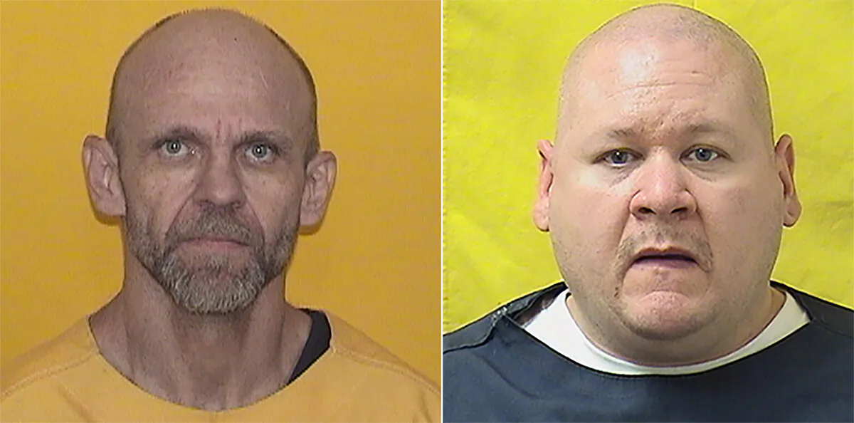 Bradley Gillespie (L) and James Lee. (Ohio Department of Rehabilitation and Correction via AP)