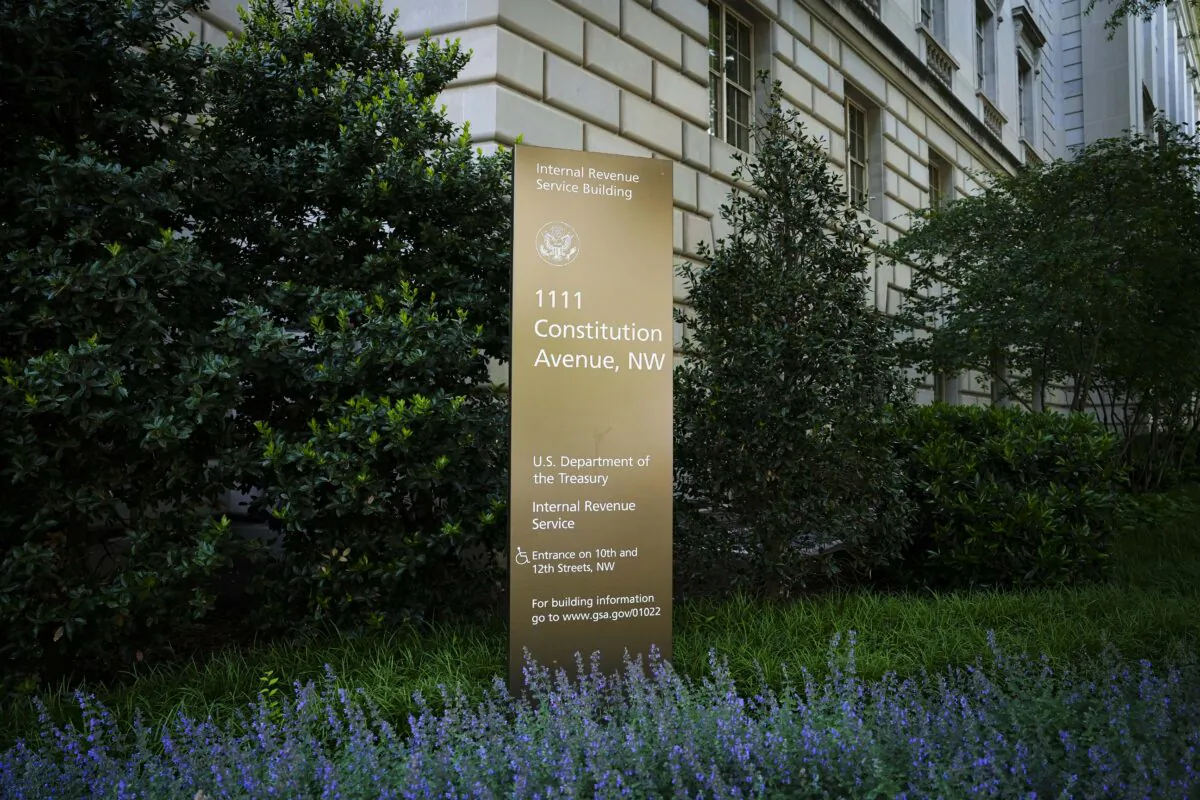 Internal Revenue Service Headquarters (IRS) Building in Washington on May 22, 2023. (Madalina Vasiliu/The Epoch Times)