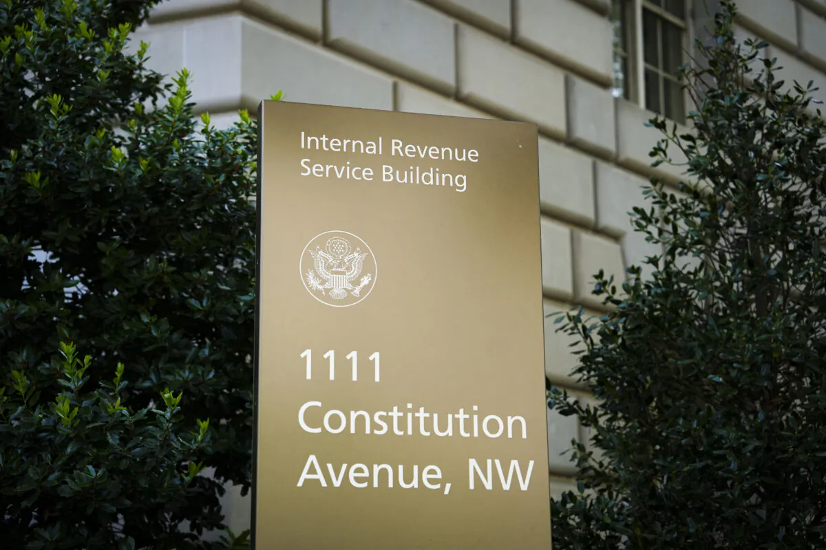 Internal Revenue Service Headquarters (IRS) Building in Washington on May 22, 2023 (Madalina Vasiliu/The Epoch Times)