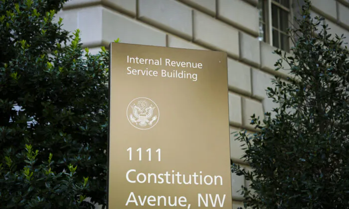 Internal Revenue Service Headquarters (IRS) Building in Washington on May 22, 2023 (Madalina Vasiliu/The Epoch Times)
