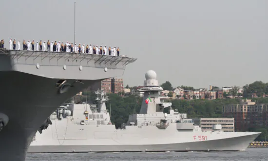 Hudson River Comes Alive as Fleet Week Naval Vessels Dock in New York